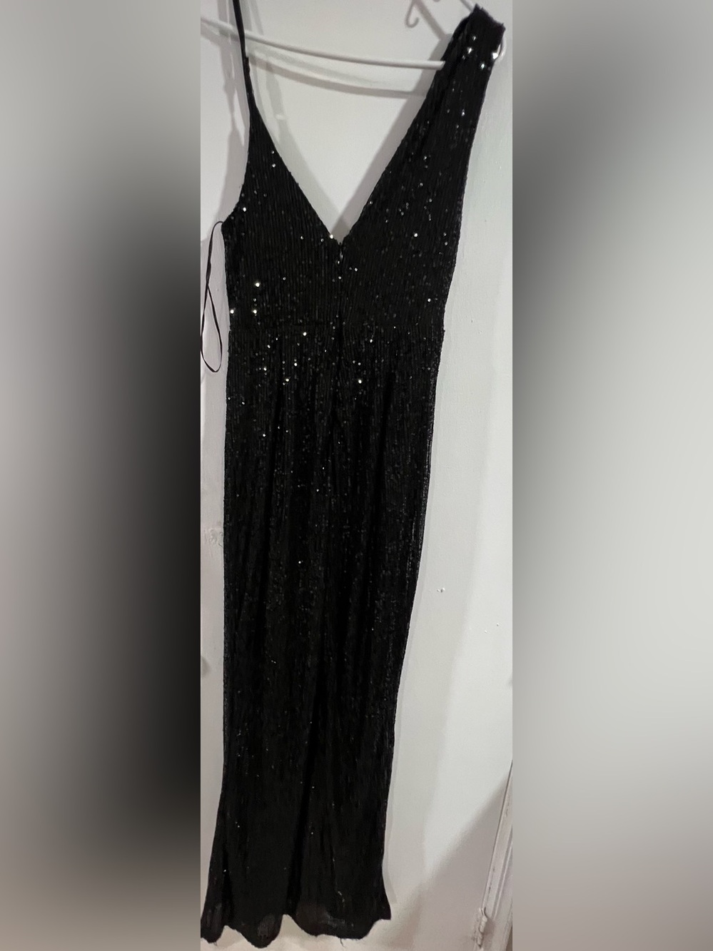 Black Sequin Romper- Brand